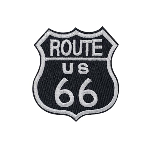 Route US 66 Patch Wikineon Aufnäher zum Aufbügeln, Aufnäher für Jacken, Aufnäher für Kleidung, Mini-Aufnäher, bestickte Aufnäher, Aufnäher, Aufnäher, Aufnäher, coole Aufnäher, einz Route US 66 Patch Wikineon Aufnäher zum Aufbügeln, Aufnäher für Jacken, Aufnäher für Kleidung, Mini-Aufnäher, bestickte Aufnäher, Aufnäher, Aufnäher, Aufnäher, coole Aufnäher, einz von PSL