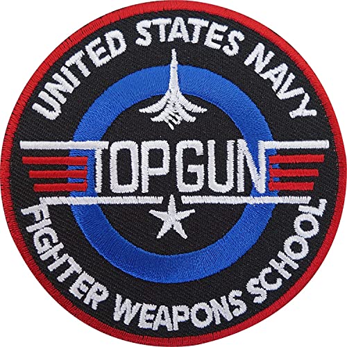 Top Guns Patches Bestickter Stoff Patch US Air Force Badge DIY Patch Trend Stickerei Stoff Patches Tactical Patches Bügeln oder Nähen Patches Stickerei Kleidung Ripped Schuhe und Hüte Taschen von PSL