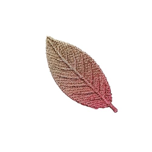 10 Stück DIY Stickerei Blätter Patches for Kleidung Reparatur Applikationen 7,5 * 3 cm(Color 4) von PSNKLMM