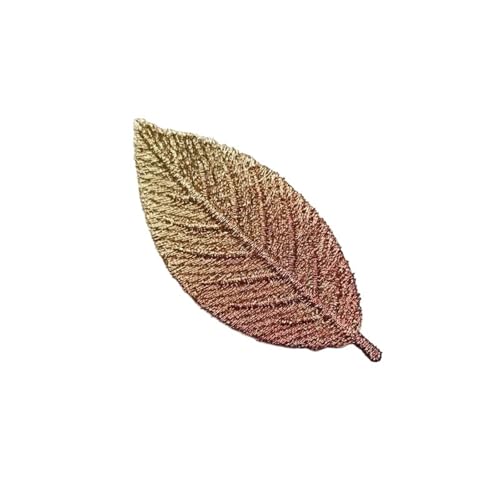 10 Stück DIY Stickerei Blätter Patches for Kleidung Reparatur Applikationen 7,5 * 3 cm(Color 5) von PSNKLMM