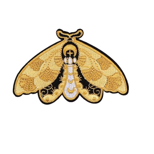 Schmetterling Patches Stickerei Abzeichen Eisen auf Patches auf Kleidung DIY Kleid Jeans Hut Kleidung Zubehör Motten Applikation Aufkleber(4) von PSNKLMM