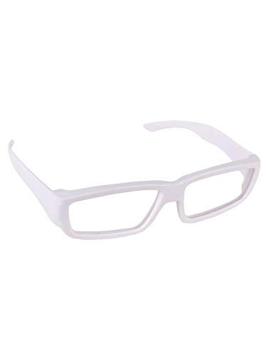 PSYWORK Schwarzlicht 3D-Brille ChromaDepth Eckig Weiß von PSYWORK