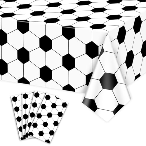 4Pcs Fußball-Tischdecken, rechteckige Sport-Ball-Tischabdeckungen für Kinder Fußball-Thema Fan-Sport-Veranstaltung Spiel-Tag Fußball-Geburtstag Party Supplies, 130 x 220cm 4Pcs Fußball-Tischdecken, rechteckige Sport-Ball-Tischabdeckungen für Kinder Fußball-Thema Fan-Sport-Veranstaltung Spiel-Tag Fußball-Geburtstag Party Supplies, 130 x 220cm von PTECDROTS