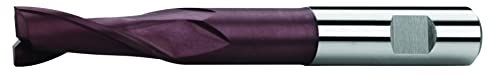 PTG 248440511200 PROFILINE HSS-Co8 Schaftfräser mit Weldonschaft, DIN 844, Typ HR, TIALN, 12mm Nenn Durchmesser von PTG