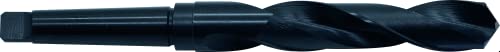 PTG 434501800 PROFILINE-ECOTEC HSS Spiralbohrer mit Morsekegel, DIN 345, Typ N, Rechts, Schwarze Ausführung, 118° Spitzenwinkel, 18mm Nenn-Durchmesser, 130mm Flötenlänge, 228mm Länge von PTG