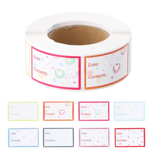 500 Pcs Etiketten Selbstklebend, Aufkleber Beschriften Öl Wasserfest 40x25mm, Klebeetiketten Personalisiert Namensetiketten Schule Gefrierschrank Etiketten, Gefrieretiketten Rolle Gläser Marmelade (C) 500 Pcs Etiketten Selbstklebend, Aufkleber Beschriften Öl Wasserfest 40x25mm, Klebeetiketten Personalisiert Namensetiketten Schule Gefrierschrank Etiketten, Gefrieretiketten Rolle Gläser Marmelade (C) von PTJJXA