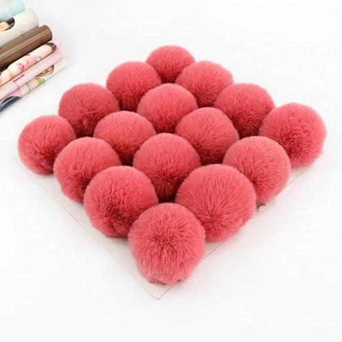 10 Stück Kunstfell Pompon Fellbommel 7cm Flauschiger Pompon Fellbommel für Damen Mädchen Tasche Mützen Anhängern Dekoration DIY Fell Pom Poms für Hüte Schuhe Schals Strickmütze Zubehör-Hot Pink 10 Stück Kunstfell Pompon Fellbommel 7cm Flauschiger Pompon Fellbommel für Damen Mädchen Tasche Mützen Anhängern Dekoration DIY Fell Pom Poms für Hüte Schuhe Schals Strickmütze Zubehör-Hot Pink von PTNKUIIY