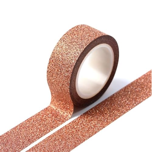 12 Rollen Glitter Washi Tape, 15 mm x 5 m selbstklebendes Klebeband zum Basteln Dekoband Dekorative Klebeband für DIY Handwerk, Bullet Journals, Scrapbooking, Planer Geschenkverpackung -Orange 12 Rollen Glitter Washi Tape, 15 mm x 5 m selbstklebendes Klebeband zum Basteln Dekoband Dekorative Klebeband für DIY Handwerk, Bullet Journals, Scrapbooking, Planer Geschenkverpackung -Orange von PTNKUIIY