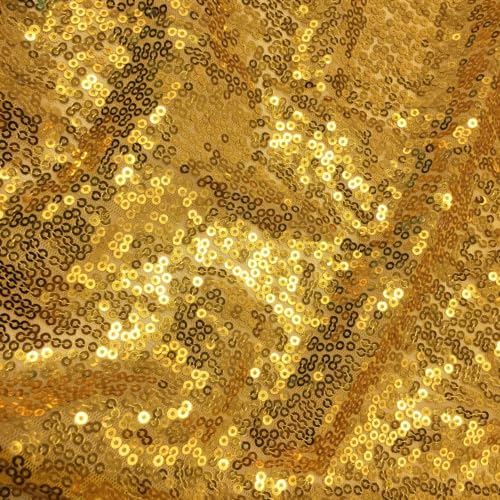130cm * 3m Pailletten Stoff,Glitzer Pailletten Dekostoff Steppstoff Paillettenstoff Sequenzstoff Sparkly Stoff für DIY handgemachte Kleidung Hochzeit Party DIY Nähen Handwerk -Gold Gelb 130cm * 3m Pailletten Stoff,Glitzer Pailletten Dekostoff Steppstoff Paillettenstoff Sequenzstoff Sparkly Stoff für DIY handgemachte Kleidung Hochzeit Party DIY Nähen Handwerk -Gold Gelb von PTNKUIIY
