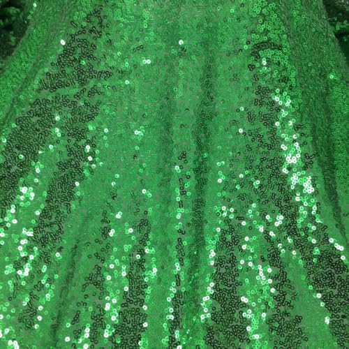 130cm * 3m Pailletten Stoff,Glitzer Pailletten Dekostoff Steppstoff Paillettenstoff Sequenzstoff Sparkly Stoff für DIY handgemachte Kleidung Hochzeit Party DIY Nähen Handwerk -Grün 130cm * 3m Pailletten Stoff,Glitzer Pailletten Dekostoff Steppstoff Paillettenstoff Sequenzstoff Sparkly Stoff für DIY handgemachte Kleidung Hochzeit Party DIY Nähen Handwerk -Grün von PTNKUIIY