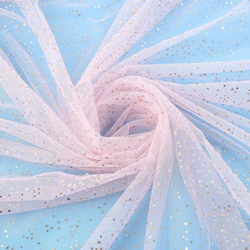 160cm * 2m Glitzer Tüllstoff Rollen Glitzer Tüll Dekostoff mit Sterne Netzstoff Sparkly Stoff für DIY Kleidung Tischedeko Geschenk Bogen Tüllband Dekoband für Hochzeit Party Bankett Deko -Hell-Pink 160cm * 2m Glitzer Tüllstoff Rollen Glitzer Tüll Dekostoff mit Sterne Netzstoff Sparkly Stoff für DIY Kleidung Tischedeko Geschenk Bogen Tüllband Dekoband für Hochzeit Party Bankett Deko -Hell-Pink von PTNKUIIY