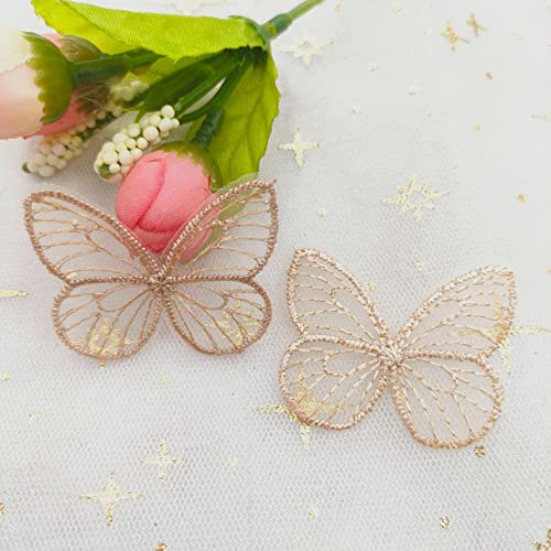 20 Stück Spitze Organza Stickerei Schmetterlinge Applique Patches Sticker Aufnäher Applikation Flicken zum Aufnähen Gestickte Basteln und Dekorieren Auf Kleidung Gardine Tischtuch Taschen Schal 20 Stück Spitze Organza Stickerei Schmetterlinge Applique Patches Sticker Aufnäher Applikation Flicken zum Aufnähen Gestickte Basteln und Dekorieren Auf Kleidung Gardine Tischtuch Taschen Schal von PTNKUIIY