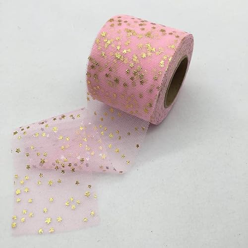 25 Yard * 6cm Mesh Glitzer Band Schimmer Sheer Transparentes Schleifenband zum Basteln Geschenkverpackung Mesh Band für Haus Party Geschenkverpackung Kranz DIY Handwerk Blumensträuße Deko-Rosa 25 Yard * 6cm Mesh Glitzer Band Schimmer Sheer Transparentes Schleifenband zum Basteln Geschenkverpackung Mesh Band für Haus Party Geschenkverpackung Kranz DIY Handwerk Blumensträuße Deko-Rosa von PTNKUIIY