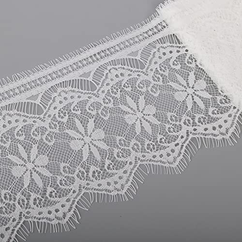 3 Yard Spitzenband,Elastizität Spitzenborte Spitzenband Spitzenbordüre Zierband Spitze Blume Borte Breite 14.5cm Baumwolle Vintage-Stil Häkelspitze Häkel-Borte für Nähen Handwerk DIY-Kleid,Weiß 3 Yard Spitzenband,Elastizität Spitzenborte Spitzenband Spitzenbordüre Zierband Spitze Blume Borte Breite 14.5cm Baumwolle Vintage-Stil Häkelspitze Häkel-Borte für Nähen Handwerk DIY-Kleid,Weiß von PTNKUIIY