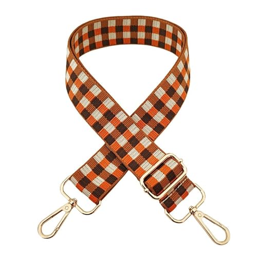 72 -130CM Verstellbarer Schultergurt für Taschen 3,8cm Boho-Stil Ersatz Trageriemen mit Karabiner Umhängegurt Taschenhenkel Schulterriemen für DIY Taschen Handtaschen Taschenherstellung -Orange braun 72 -130CM Verstellbarer Schultergurt für Taschen 3,8cm Boho-Stil Ersatz Trageriemen mit Karabiner Umhängegurt Taschenhenkel Schulterriemen für DIY Taschen Handtaschen Taschenherstellung -Orange braun von PTNKUIIY