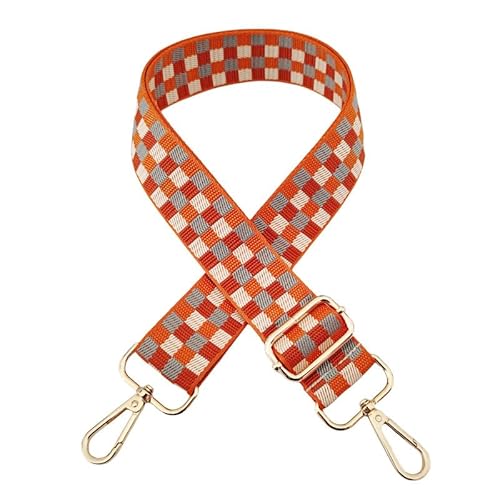 72 -130CM Verstellbarer Schultergurt für Taschen 3,8cm Boho-Stil Ersatz Trageriemen mit Karabiner Umhängegurt Taschenhenkel Schulterriemen für DIY Taschen Handtaschen Taschenherstellung -Orange 72 -130CM Verstellbarer Schultergurt für Taschen 3,8cm Boho-Stil Ersatz Trageriemen mit Karabiner Umhängegurt Taschenhenkel Schulterriemen für DIY Taschen Handtaschen Taschenherstellung -Orange von PTNKUIIY
