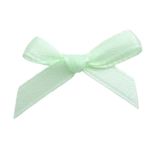 PTNKUIIY 100 Stück Mini Satinband Schleifen - Klein Satin Band Schleife Mini Schleife Dekoration Satinband Bögen Kleine Deko Schleife für DIY Basteln Geschenkverpackung Weihnachtskarten -hellgrün PTNKUIIY 100 Stück Mini Satinband Schleifen - Klein Satin Band Schleife Mini Schleife Dekoration Satinband Bögen Kleine Deko Schleife für DIY Basteln Geschenkverpackung Weihnachtskarten -hellgrün von PTNKUIIY