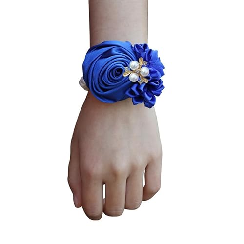 PTNKUIIY 2 Stück Brautjungfer Hochzeit Handgelenk Blume,Braut Handgelenk Corsage Hochzeit Handgelenk Blumen Elastisch Perle Handgelenk Corsage Handgelenk Hand Blume für Frauen und Mädchen -Blau PTNKUIIY 2 Stück Brautjungfer Hochzeit Handgelenk Blume,Braut Handgelenk Corsage Hochzeit Handgelenk Blumen Elastisch Perle Handgelenk Corsage Handgelenk Hand Blume für Frauen und Mädchen -Blau von PTNKUIIY