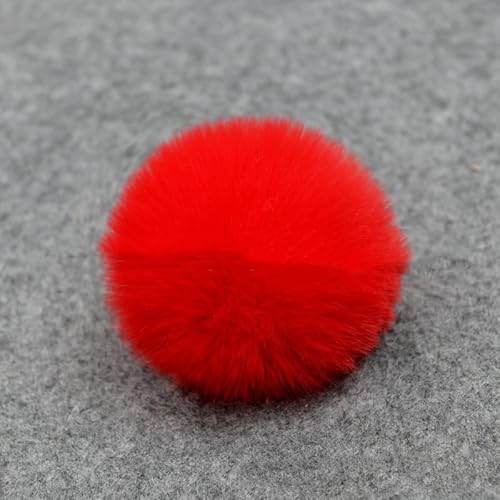 PTNKUIIY 20 Stück Kunstpelz Pompon Fellbommel 4cm Künstlicher Haarball DIY Kunstpelz Pom Poms Ball Flauschiger Pompon für Mützen Schuhe Schals Taschen Schlüsselanhänger für Damen und Mädchen -Rot PTNKUIIY 20 Stück Kunstpelz Pompon Fellbommel 4cm Künstlicher Haarball DIY Kunstpelz Pom Poms Ball Flauschiger Pompon für Mützen Schuhe Schals Taschen Schlüsselanhänger für Damen und Mädchen -Rot von PTNKUIIY