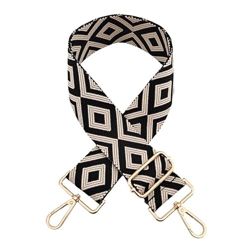 PTNKUIIY 72-130CM Schultergurt Für Taschen Breit 5CM Bunt Rhombus Verstellbar Taschengurte Zum Wechseln Universal Tragegurt Schulterriemen Umhängegurt für Handtaschen DIY Zubehör -Beige Schwarz PTNKUIIY 72-130CM Schultergurt Für Taschen Breit 5CM Bunt Rhombus Verstellbar Taschengurte Zum Wechseln Universal Tragegurt Schulterriemen Umhängegurt für Handtaschen DIY Zubehör -Beige Schwarz von PTNKUIIY