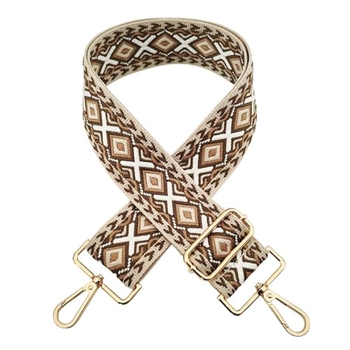 PTNKUIIY 72-130CM Verstellbarer Schultergurt für Taschen 5cm Boho-Stil Taschengurt Schulterriemen Breit mit Karabiner Gold Taschenhenkel Umhängegurt für Taschen und Handtaschen DIY Zubehör -Hellbraun PTNKUIIY 72-130CM Verstellbarer Schultergurt für Taschen 5cm Boho-Stil Taschengurt Schulterriemen Breit mit Karabiner Gold Taschenhenkel Umhängegurt für Taschen und Handtaschen DIY Zubehör -Hellbraun von PTNKUIIY