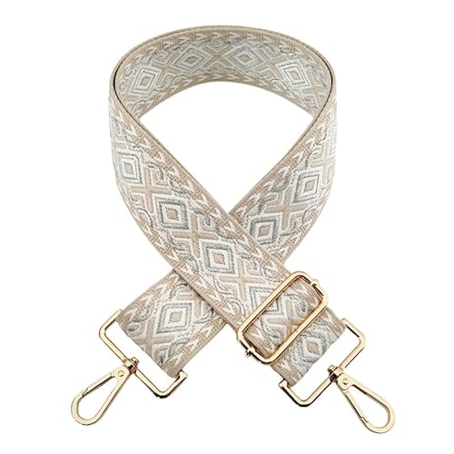 PTNKUIIY 72-130CM Verstellbarer Schultergurt für Taschen 5cm Boho-Stil Taschengurt Schulterriemen Breit mit Karabiner Gold Taschenhenkel Umhängegurt für Taschen und Handtaschen DIY Zubehör -Beige PTNKUIIY 72-130CM Verstellbarer Schultergurt für Taschen 5cm Boho-Stil Taschengurt Schulterriemen Breit mit Karabiner Gold Taschenhenkel Umhängegurt für Taschen und Handtaschen DIY Zubehör -Beige von PTNKUIIY