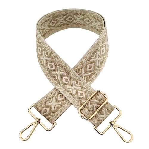 PTNKUIIY 72-130CM Verstellbarer Schultergurt für Taschen 5cm Boho-Stil Taschengurt Schulterriemen Breit mit Karabiner Gold Taschenhenkel Umhängegurt für Taschen und Handtaschen DIY Zubehör -Khaki PTNKUIIY 72-130CM Verstellbarer Schultergurt für Taschen 5cm Boho-Stil Taschengurt Schulterriemen Breit mit Karabiner Gold Taschenhenkel Umhängegurt für Taschen und Handtaschen DIY Zubehör -Khaki von PTNKUIIY