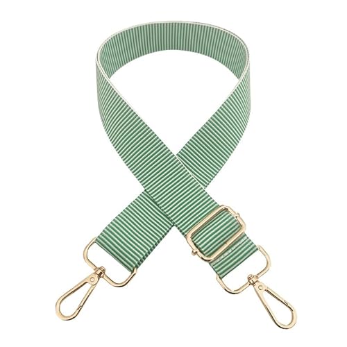 PTNKUIIY 72-130cm Taschengurt Schultergurt Zum Wechseln Streifen Muster 3.8cm Breiter Riemen Schulterriemen mit Karabiner für Damen Herren DIY Zubehör für Tasche Handtasche Crossbody Bag -Grün PTNKUIIY 72-130cm Taschengurt Schultergurt Zum Wechseln Streifen Muster 3.8cm Breiter Riemen Schulterriemen mit Karabiner für Damen Herren DIY Zubehör für Tasche Handtasche Crossbody Bag -Grün von PTNKUIIY