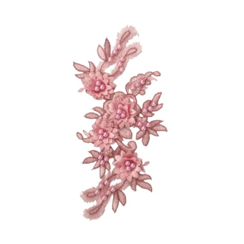 PTNKUIIY Blumen Patches zum Aufbügeln Bestickte Aufnäher Bügelflicken Blume Applique Stickerei Applikation für Hochzeitskleid Kostüme Nähen Kleider, Hosen, Hüte, Jeans, Nähen, Bastelzubehör -Rosa PTNKUIIY Blumen Patches zum Aufbügeln Bestickte Aufnäher Bügelflicken Blume Applique Stickerei Applikation für Hochzeitskleid Kostüme Nähen Kleider, Hosen, Hüte, Jeans, Nähen, Bastelzubehör -Rosa von PTNKUIIY