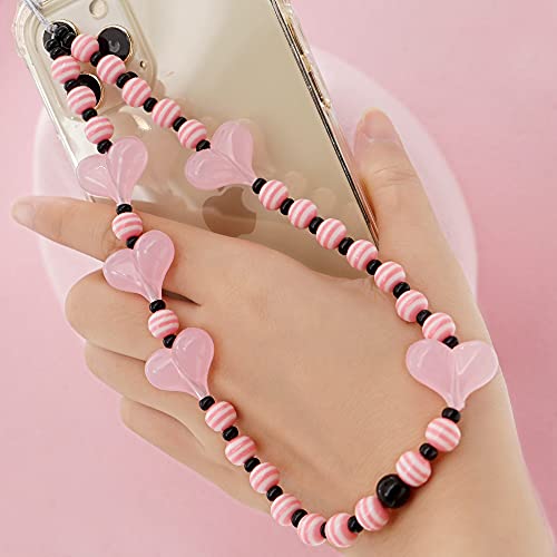 PTNKUIIY Handykette Perlen Bunt Handyanhänger,Vintage Böhmische Anti-Verlorene Handykette Handy Strap Perlen Strap Telefon Anhänger Handy Charm Universale Telefonkett Schlüsselbund für Frauen Mädchen PTNKUIIY Handykette Perlen Bunt Handyanhänger,Vintage Böhmische Anti-Verlorene Handykette Handy Strap Perlen Strap Telefon Anhänger Handy Charm Universale Telefonkett Schlüsselbund für Frauen Mädchen von PTNKUIIY