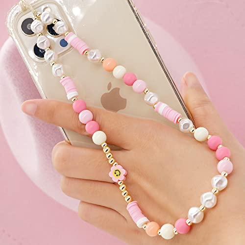 PTNKUIIY Handykette Perlen Handyanhänger, Böhmen Stil Bunte Perlen Telefon Kette Anti-Verlorene Handy Straps Acryl Handyschmuck Handgelenk Lanyard Schlüsselband für Frauen, Auto Schlüsselanhänger PTNKUIIY Handykette Perlen Handyanhänger, Böhmen Stil Bunte Perlen Telefon Kette Anti-Verlorene Handy Straps Acryl Handyschmuck Handgelenk Lanyard Schlüsselband für Frauen, Auto Schlüsselanhänger von PTNKUIIY