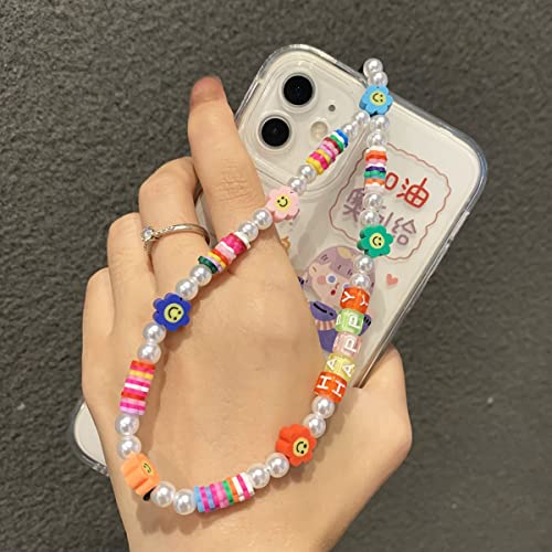 PTNKUIIY Handykette Perlen Handyanhänger, Böhmen Stil Bunte Perlen Telefon Kette Anti-Verlorene Handy Straps Acryl Handyschmuck Handgelenk Lanyard Schlüsselband für Frauen, Auto Schlüsselanhänger PTNKUIIY Handykette Perlen Handyanhänger, Böhmen Stil Bunte Perlen Telefon Kette Anti-Verlorene Handy Straps Acryl Handyschmuck Handgelenk Lanyard Schlüsselband für Frauen, Auto Schlüsselanhänger von PTNKUIIY