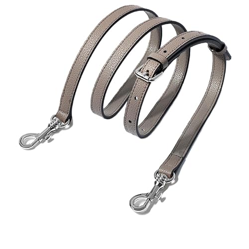 PTNKUIIY Leder Schulterriemen Trageriemen Schultergurt für Taschen - 1,5CM Breit 110-130cm verstellbare Ersatz Taschengurt Gurt Riemen Tragegurt für DIY Damen Geldbörse Handtaschen -dunkelgrau PTNKUIIY Leder Schulterriemen Trageriemen Schultergurt für Taschen - 1,5CM Breit 110-130cm verstellbare Ersatz Taschengurt Gurt Riemen Tragegurt für DIY Damen Geldbörse Handtaschen -dunkelgrau von PTNKUIIY