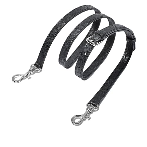 PTNKUIIY Leder Schulterriemen Trageriemen Schultergurt für Taschen - 1,8CM Breit 110-130cm verstellbare Ersatz Taschengurt Gurt Riemen Tragegurt für DIY Damen Geldbörse Handtaschen -Schwarz PTNKUIIY Leder Schulterriemen Trageriemen Schultergurt für Taschen - 1,8CM Breit 110-130cm verstellbare Ersatz Taschengurt Gurt Riemen Tragegurt für DIY Damen Geldbörse Handtaschen -Schwarz von PTNKUIIY