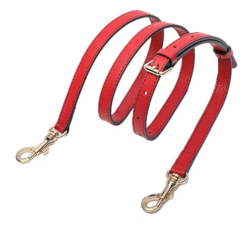 PTNKUIIY Leder Schulterriemen Trageriemen Schultergurt für Taschen - 2,5CM Breit 110-130cm verstellbare Ersatz Taschengurt Gurt Riemen Tragegurt für DIY Damen Geldbörse Handtaschen -Rot PTNKUIIY Leder Schulterriemen Trageriemen Schultergurt für Taschen - 2,5CM Breit 110-130cm verstellbare Ersatz Taschengurt Gurt Riemen Tragegurt für DIY Damen Geldbörse Handtaschen -Rot von PTNKUIIY