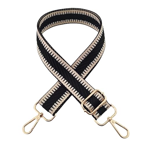 PTNKUIIY Taschengurt 72-130CM Verstellbarer Schultergurt für Taschen 3.8cm Breit Schulterriemen Taschengurte zum Wechseln Boho-Stil Ersatz Tragegurt Crossbody Ersatz Handtasche Gurte -Schwarz PTNKUIIY Taschengurt 72-130CM Verstellbarer Schultergurt für Taschen 3.8cm Breit Schulterriemen Taschengurte zum Wechseln Boho-Stil Ersatz Tragegurt Crossbody Ersatz Handtasche Gurte -Schwarz von PTNKUIIY