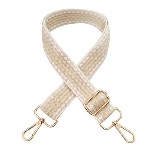 PTNKUIIY Taschengurt 72-130CM Verstellbarer Schultergurt für Taschen 3.8cm Breit Schulterriemen für Taschen Boho-Stil Ersatz Trageriemen Taschenhenkel für Tasche Handtaschen DIY Zubehör -beige Weiß PTNKUIIY Taschengurt 72-130CM Verstellbarer Schultergurt für Taschen 3.8cm Breit Schulterriemen für Taschen Boho-Stil Ersatz Trageriemen Taschenhenkel für Tasche Handtaschen DIY Zubehör -beige Weiß von PTNKUIIY