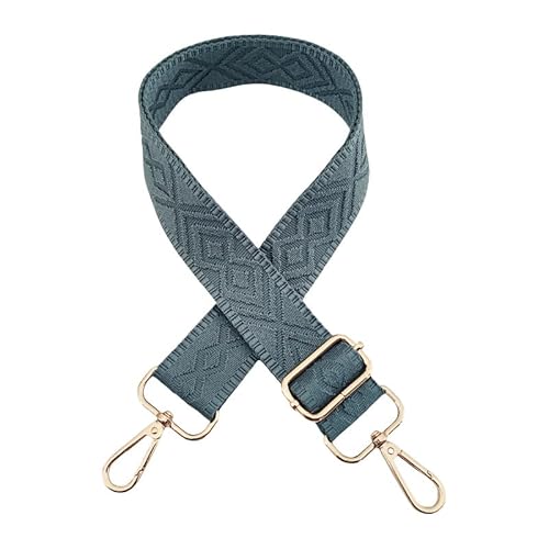 PTNKUIIY Taschengurt 72-130CM Verstellbarer Schultergurt für Taschen 3.8cm Breit Schulterriemen für Umhängetaschen Taschengurte zum Wechseln für Schultertasche Tragetaschen und Handtaschen,Grau Blau PTNKUIIY Taschengurt 72-130CM Verstellbarer Schultergurt für Taschen 3.8cm Breit Schulterriemen für Umhängetaschen Taschengurte zum Wechseln für Schultertasche Tragetaschen und Handtaschen,Grau Blau von PTNKUIIY