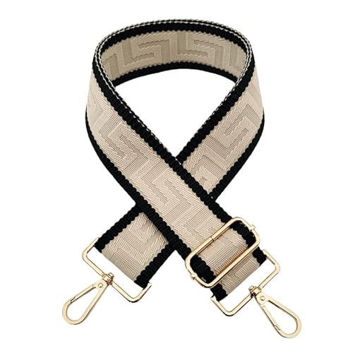PTNKUIIY Taschengurt 72-130CM Verstellbarer Schultergurt für Taschen 5cm Breit Schulterriemen Taschengurte zum Wechseln Boho-Stil Tragegurt für Handtasche Tragetaschen Umhängetaschen -Beige Schwarz PTNKUIIY Taschengurt 72-130CM Verstellbarer Schultergurt für Taschen 5cm Breit Schulterriemen Taschengurte zum Wechseln Boho-Stil Tragegurt für Handtasche Tragetaschen Umhängetaschen -Beige Schwarz von PTNKUIIY