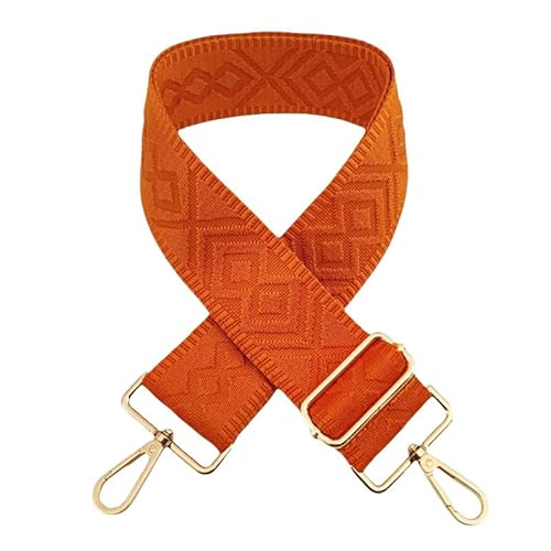 PTNKUIIY Verstellbarer Nylon-Schultergurt für Taschen - 5cm breit, 72-130CM lang - Orange von PTNKUIIY
