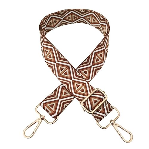 PTNKUIIY Verstellbarer Schultergurt für Taschen 3,8cm Taschengurte Zum Wechseln, Rhombus Tragegurt Schulterriemen mit Gold Karabiner 72-130CM Tragegurt für Damen DIY Zubehör für Tasche-Dunkelbraun PTNKUIIY Verstellbarer Schultergurt für Taschen 3,8cm Taschengurte Zum Wechseln, Rhombus Tragegurt Schulterriemen mit Gold Karabiner 72-130CM Tragegurt für Damen DIY Zubehör für Tasche-Dunkelbraun von PTNKUIIY