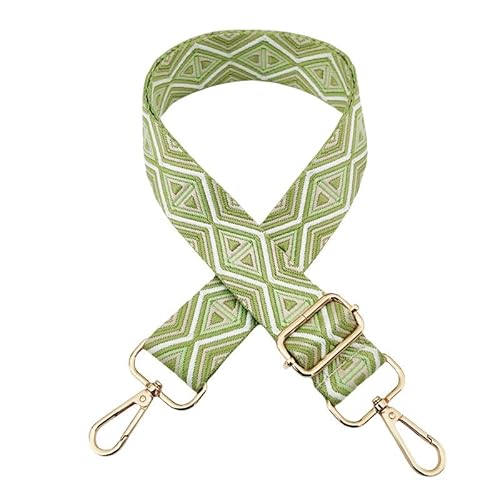 PTNKUIIY Verstellbarer Schultergurt für Taschen 3,8cm Taschengurte Zum Wechseln, Rhombus Tragegurt Schulterriemen mit Gold Karabiner 72-130CM Tragegurt für Damen DIY Zubehör für Tasche-Grün PTNKUIIY Verstellbarer Schultergurt für Taschen 3,8cm Taschengurte Zum Wechseln, Rhombus Tragegurt Schulterriemen mit Gold Karabiner 72-130CM Tragegurt für Damen DIY Zubehör für Tasche-Grün von PTNKUIIY