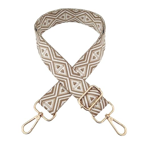 PTNKUIIY Verstellbarer Schultergurt für Taschen 3,8cm Taschengurte Zum Wechseln, Rhombus Tragegurt Schulterriemen mit Gold Karabiner 72-130CM Tragegurt für Damen DIY Zubehör für Tasche-Khaki #2 PTNKUIIY Verstellbarer Schultergurt für Taschen 3,8cm Taschengurte Zum Wechseln, Rhombus Tragegurt Schulterriemen mit Gold Karabiner 72-130CM Tragegurt für Damen DIY Zubehör für Tasche-Khaki #2 von PTNKUIIY