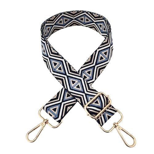 PTNKUIIY Verstellbarer Schultergurt für Taschen 3,8cm Taschengurte Zum Wechseln, Rhombus Tragegurt Schulterriemen mit Gold Karabiner 72-130CM Tragegurt für Damen DIY Zubehör für Tasche-Navy blau PTNKUIIY Verstellbarer Schultergurt für Taschen 3,8cm Taschengurte Zum Wechseln, Rhombus Tragegurt Schulterriemen mit Gold Karabiner 72-130CM Tragegurt für Damen DIY Zubehör für Tasche-Navy blau von PTNKUIIY