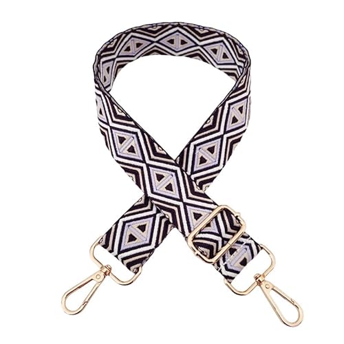 PTNKUIIY Verstellbarer Schultergurt für Taschen 3,8cm Taschengurte Zum Wechseln, Rhombus Tragegurt Schulterriemen mit Gold Karabiner 72-130CM Tragegurt für Damen DIY Zubehör für Tasche-dunkellila PTNKUIIY Verstellbarer Schultergurt für Taschen 3,8cm Taschengurte Zum Wechseln, Rhombus Tragegurt Schulterriemen mit Gold Karabiner 72-130CM Tragegurt für Damen DIY Zubehör für Tasche-dunkellila von PTNKUIIY