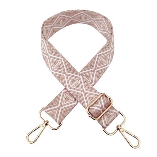 PTNKUIIY Verstellbarer Schultergurt für Taschen 3,8cm Taschengurte Zum Wechseln, Rhombus Tragegurt Schulterriemen mit Gold Karabiner 72-130CM Tragegurt für Damen DIY Zubehör für Tasche-rosa PTNKUIIY Verstellbarer Schultergurt für Taschen 3,8cm Taschengurte Zum Wechseln, Rhombus Tragegurt Schulterriemen mit Gold Karabiner 72-130CM Tragegurt für Damen DIY Zubehör für Tasche-rosa von PTNKUIIY