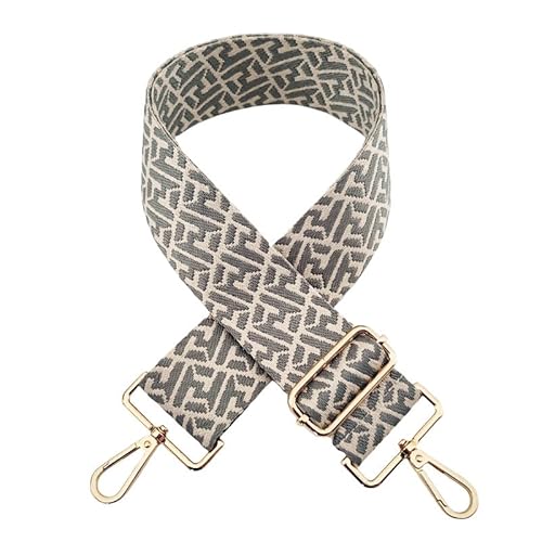 PTNKUIIY Verstellbarer Schultergurt für Taschen 3,8cm Taschengurte Zum Wechseln, Rhombus Tragegurt Schulterriemen mit Gold Karabiner 72-130CM Tragegurt für Damen Herren DIY Zubehör für Tasche-grau PTNKUIIY Verstellbarer Schultergurt für Taschen 3,8cm Taschengurte Zum Wechseln, Rhombus Tragegurt Schulterriemen mit Gold Karabiner 72-130CM Tragegurt für Damen Herren DIY Zubehör für Tasche-grau von PTNKUIIY