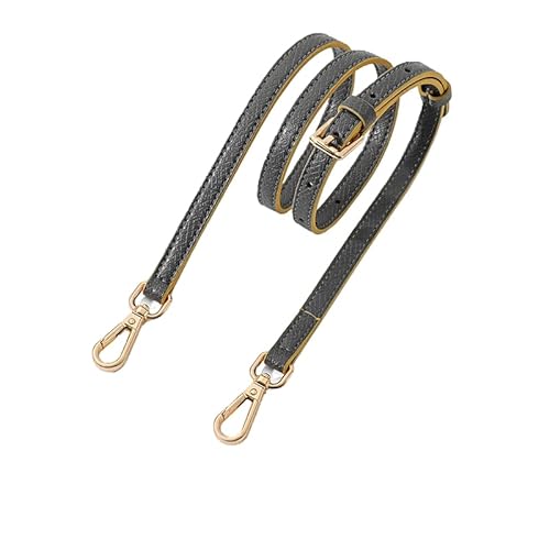 PTNKUIIY Verstellbarer Taschengurt Für Taschen, 95-115cm Lederriemen Schulterriemen Schultergurt 1,2 cm breiter Umhängegurt Ersatz Leder Trageriemen DIY Riemen für Tragetaschen Handtaschen-Grau PTNKUIIY Verstellbarer Taschengurt Für Taschen, 95-115cm Lederriemen Schulterriemen Schultergurt 1,2 cm breiter Umhängegurt Ersatz Leder Trageriemen DIY Riemen für Tragetaschen Handtaschen-Grau von PTNKUIIY