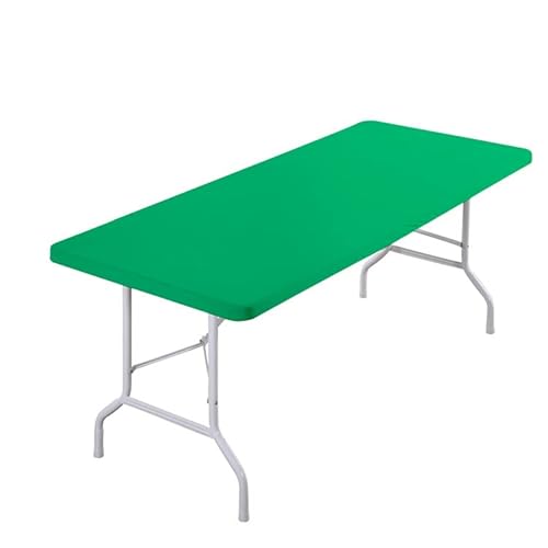 Spandex Tischdecke 183*76cm Rechteckige Elastische Tischdecke Gartentisch Abdeckung Hülle Abdeckplane Schutzhülle für Outdoor, Terrasse,Küche und Esszimmer, Weihnachten, Partys, Picknick -Grün #1 Spandex Tischdecke 183*76cm Rechteckige Elastische Tischdecke Gartentisch Abdeckung Hülle Abdeckplane Schutzhülle für Outdoor, Terrasse,Küche und Esszimmer, Weihnachten, Partys, Picknick -Grün #1 von PTNKUIIY