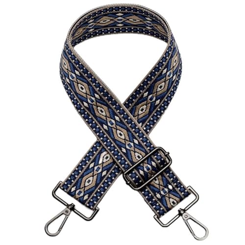Taschengurt Schulterriemen für Taschen 75-130cm mit Karabiner Mehrfarbiger Bunte Verstellbarer Taschengurt Ersatz Gurt für Handtaschen DIY Zubehör für Tasche Taschenriemen DIY Taschenband,Blau Taschengurt Schulterriemen für Taschen 75-130cm mit Karabiner Mehrfarbiger Bunte Verstellbarer Taschengurt Ersatz Gurt für Handtaschen DIY Zubehör für Tasche Taschenriemen DIY Taschenband,Blau von PTNKUIIY